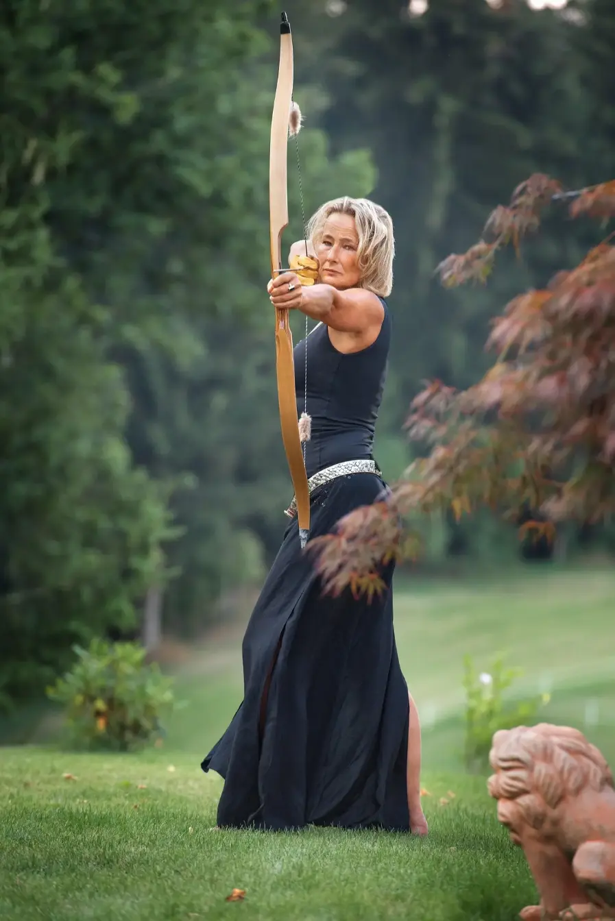 Jay longden life coaching woman bow and arrow