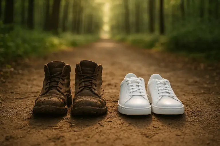 Jay Longden forest and shoes