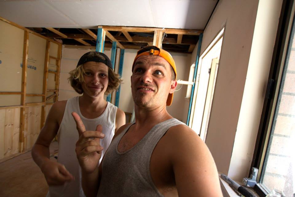 Jay and jess longden renovating laundry