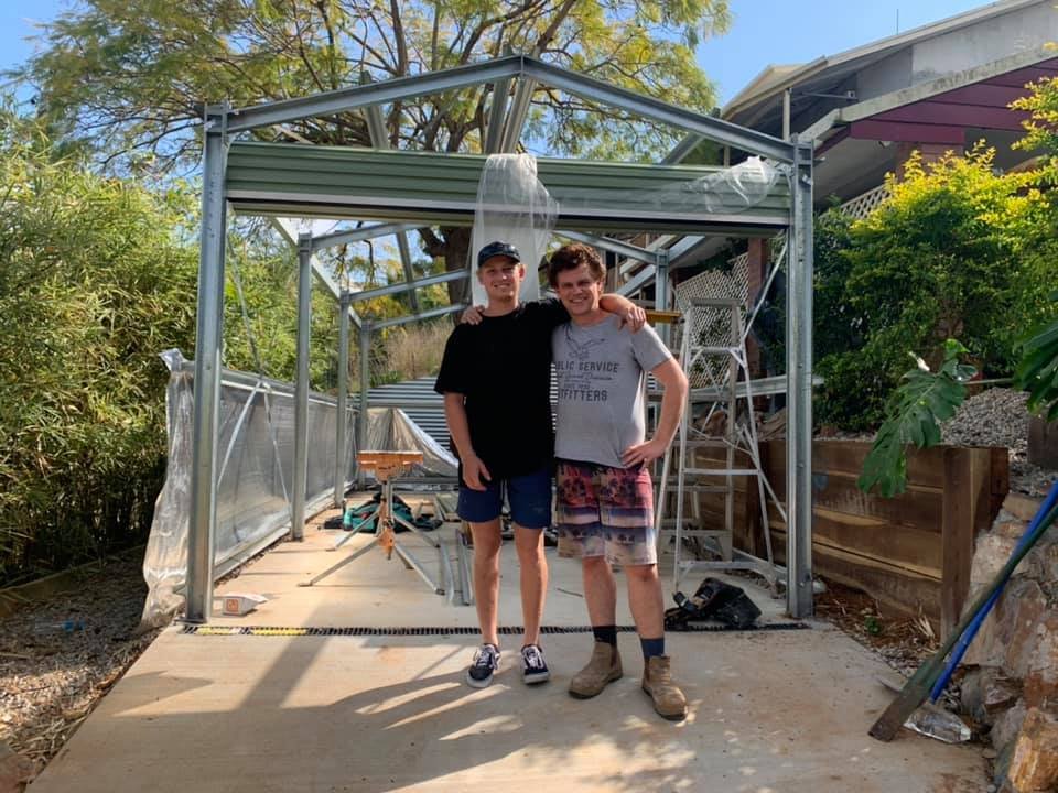 Jesse and jay longden shed building